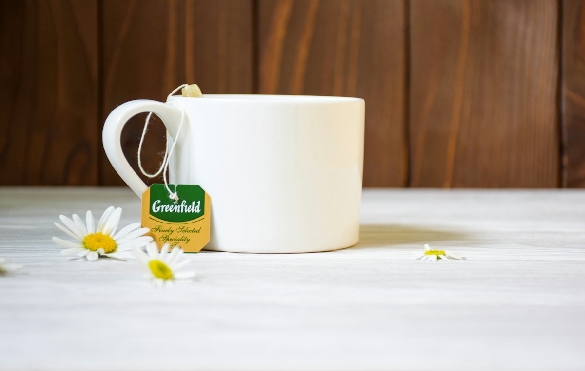Planta de manzanilla fresca con flores blancas y amarillas